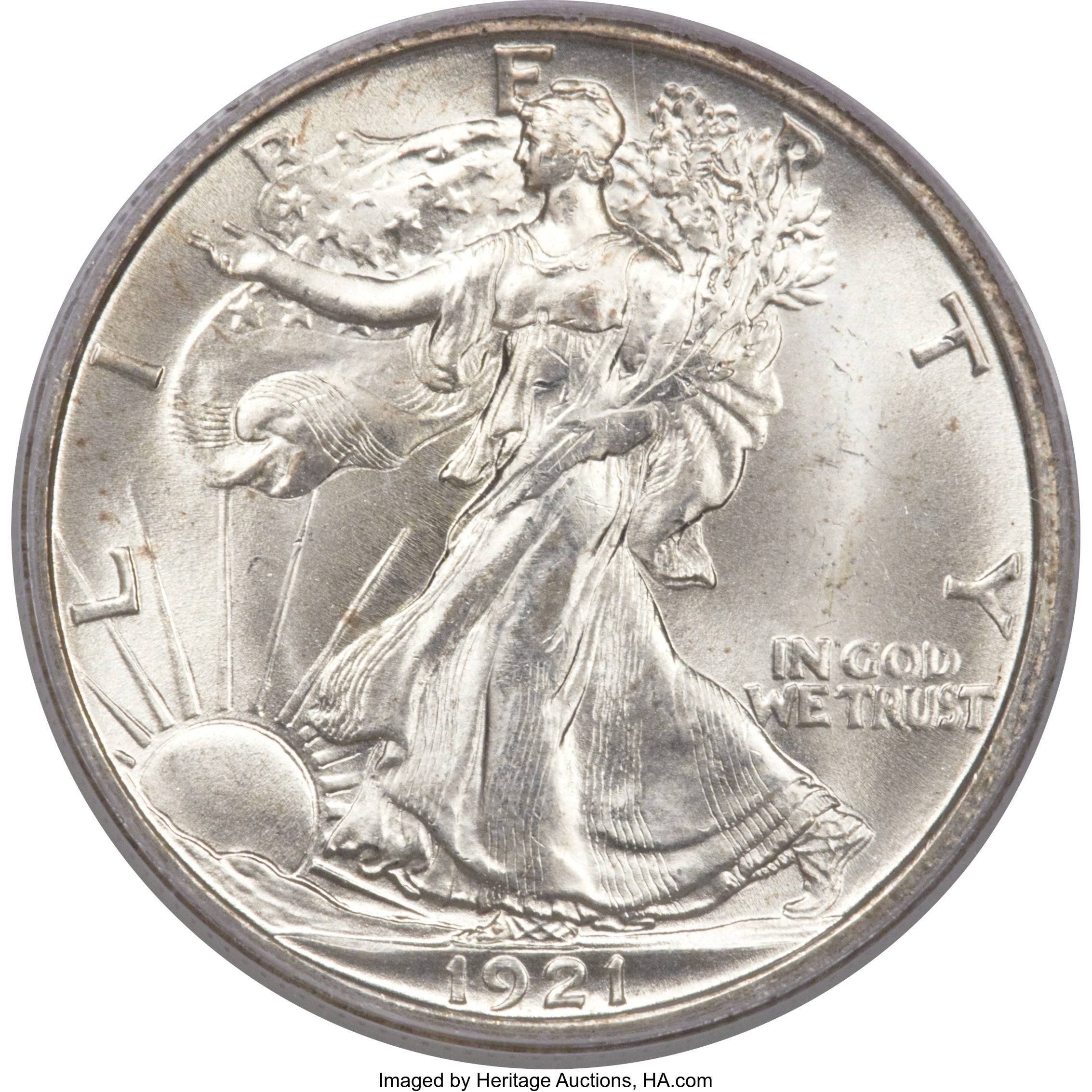 1921 D Walking Liberty Half Dollar Coin Pricing Guide | The Greysheet