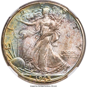 image for: 1945-D 50C MS68 ★ NGC....