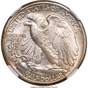 image for: 1945-D 50C MS68 ★ NGC....