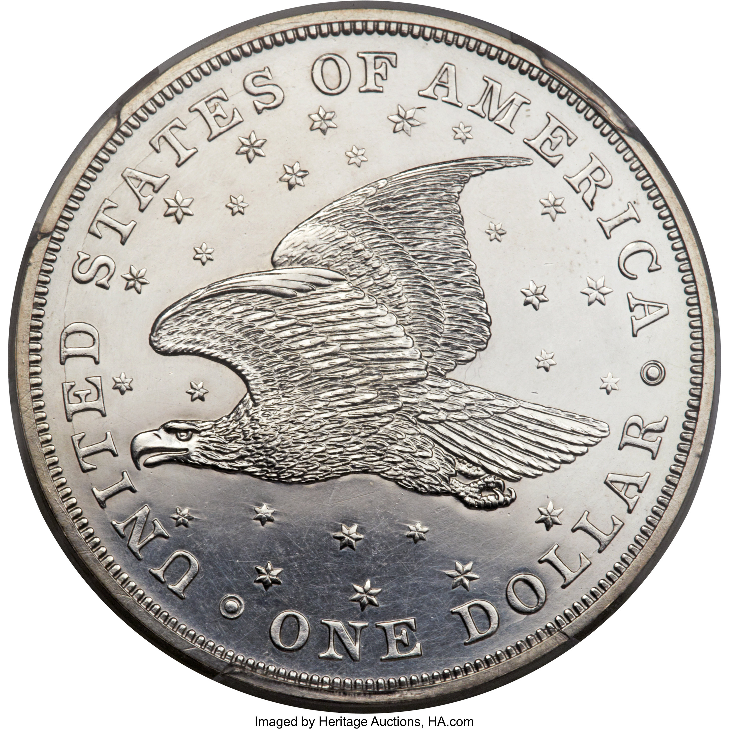 image for: 1836 P$1 Name on Base, Judd-60 Restrike, Pollock-65, R.5, PR62 PCGS....