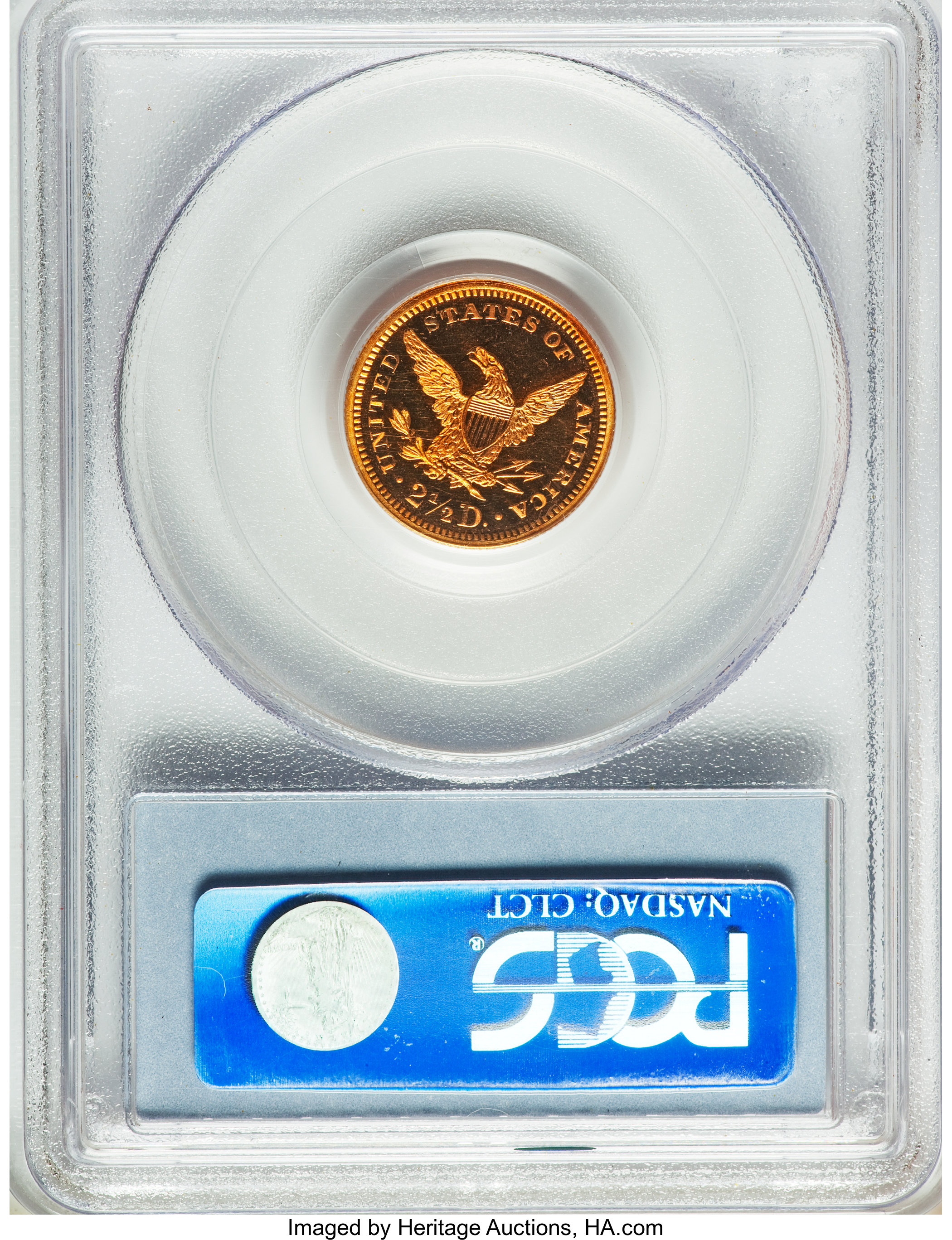 image for: 1871 $2 1/2 PR64 Cameo PCGS. CAC....