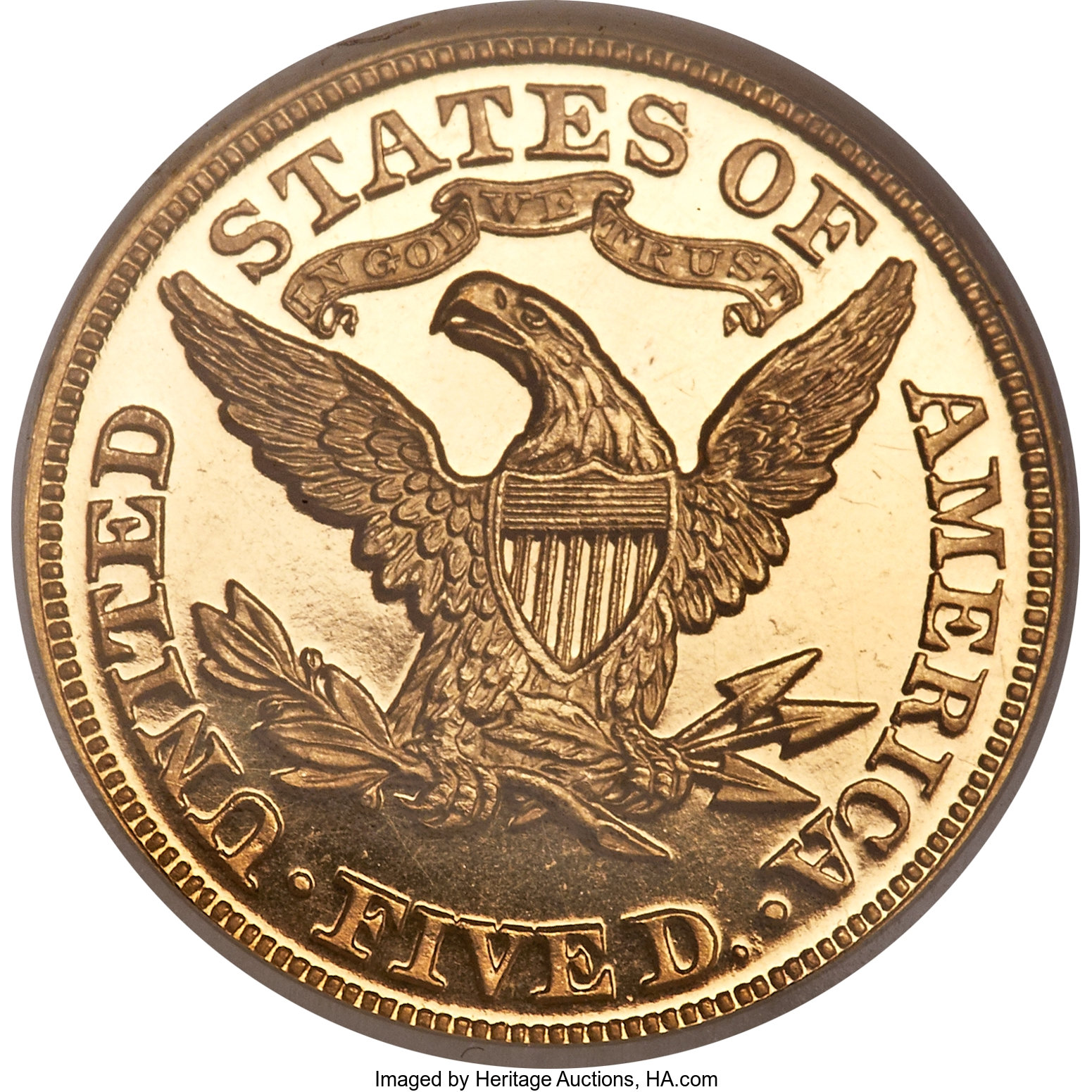 image for: 1874 $5 PR65 Ultra Cameo NGC....