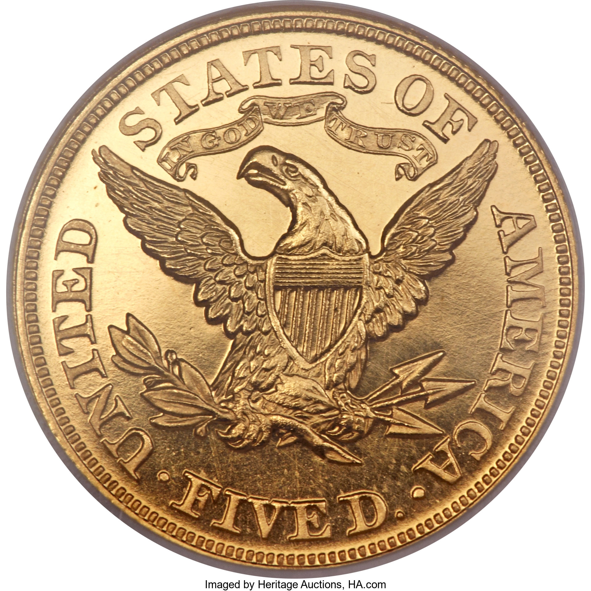 image for: 1878 $5 PR65 Cameo NGC....