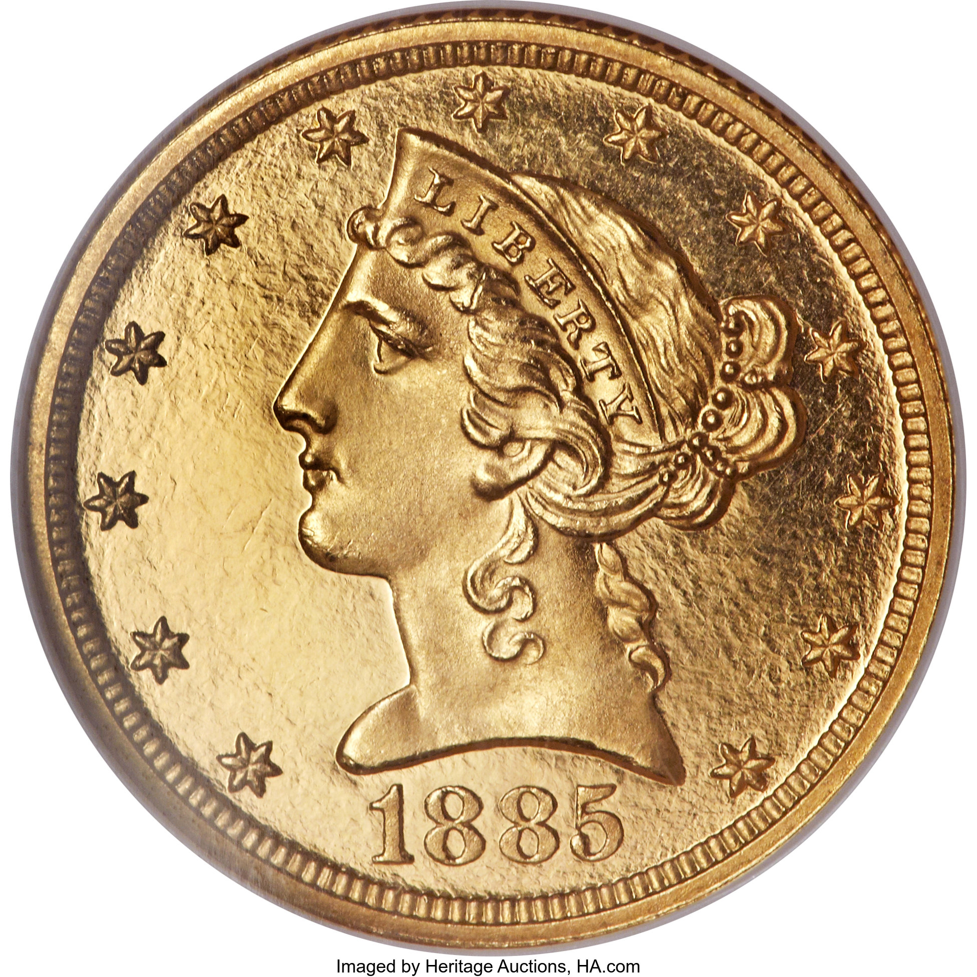 image for: 1885 $5 PR67 Ultra Cameo NGC....