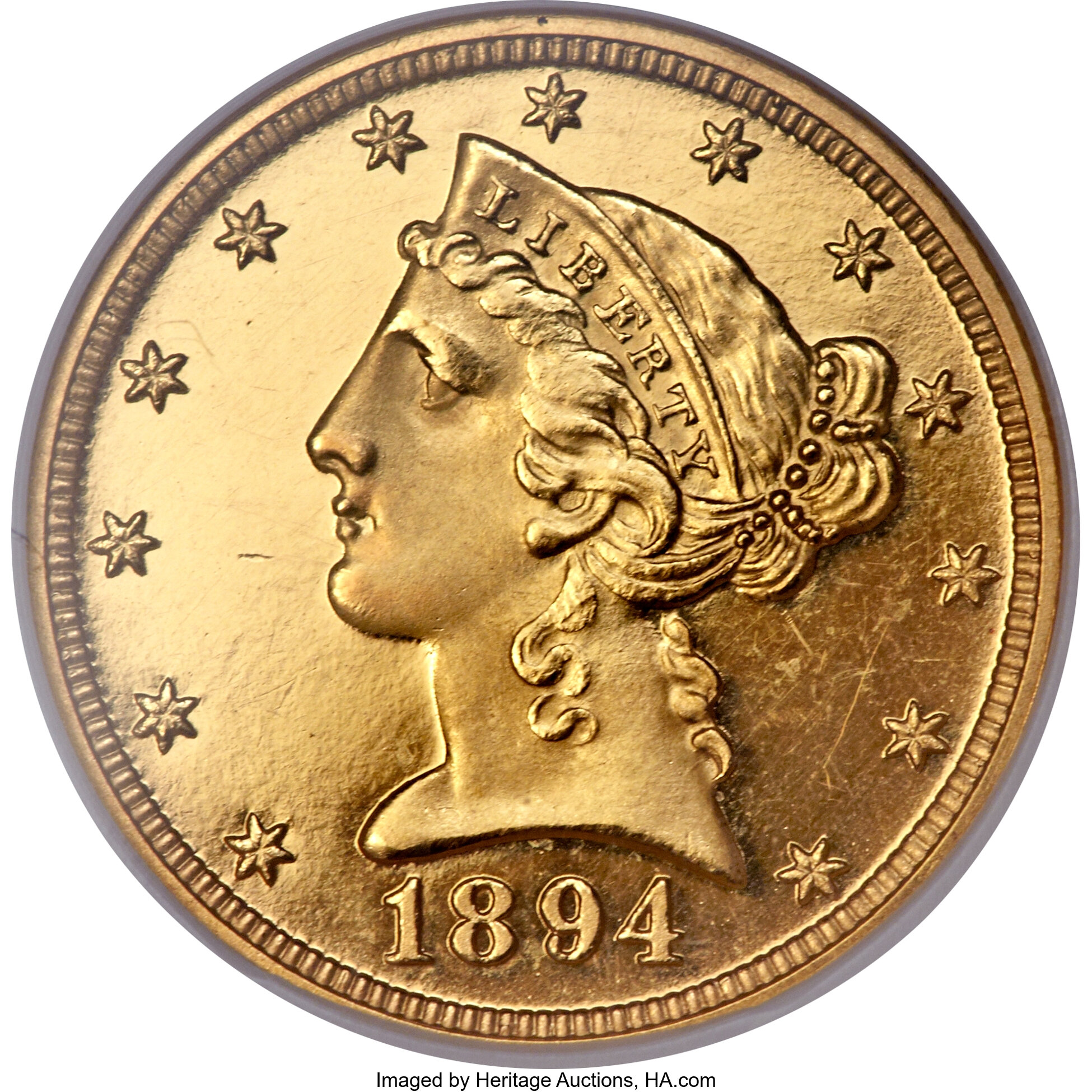 image for: 1894 $5 PR64 Ultra Cameo NGC. CAC....