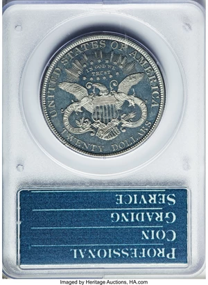 image for: 1885 $20 Twenty Dollar, Judd-1756, Pollock-1969, R.8, PR66 PCGS....