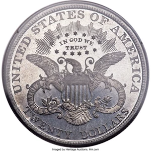 image for: 1885 $20 Twenty Dollar, Judd-1756, Pollock-1969, R.8, PR66 PCGS....