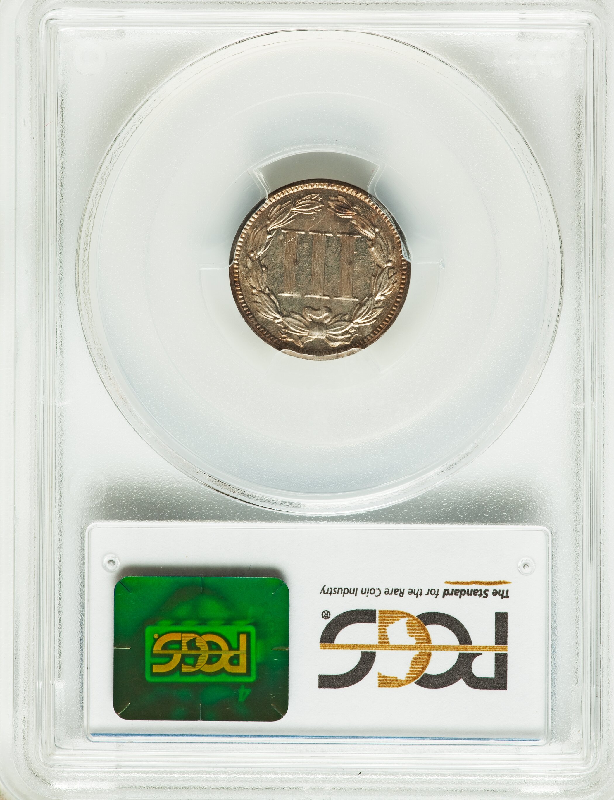 1887/6 3cN Strong Overdate VG10 thumbnail 15