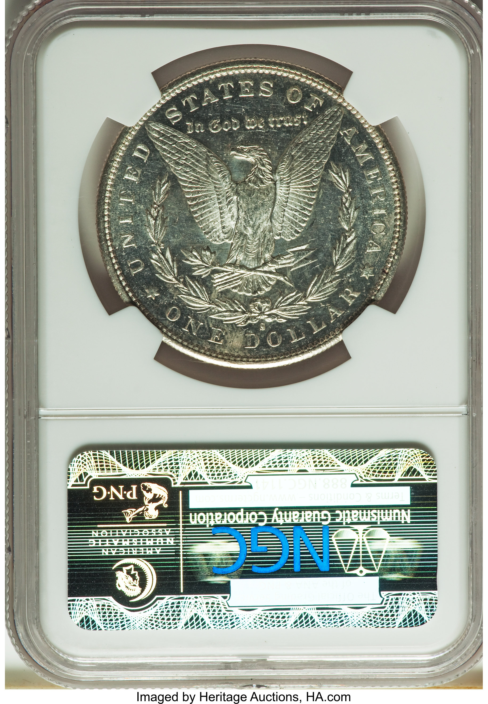 1897-S $1  MS PL AU53 PL CAC thumbnail 8