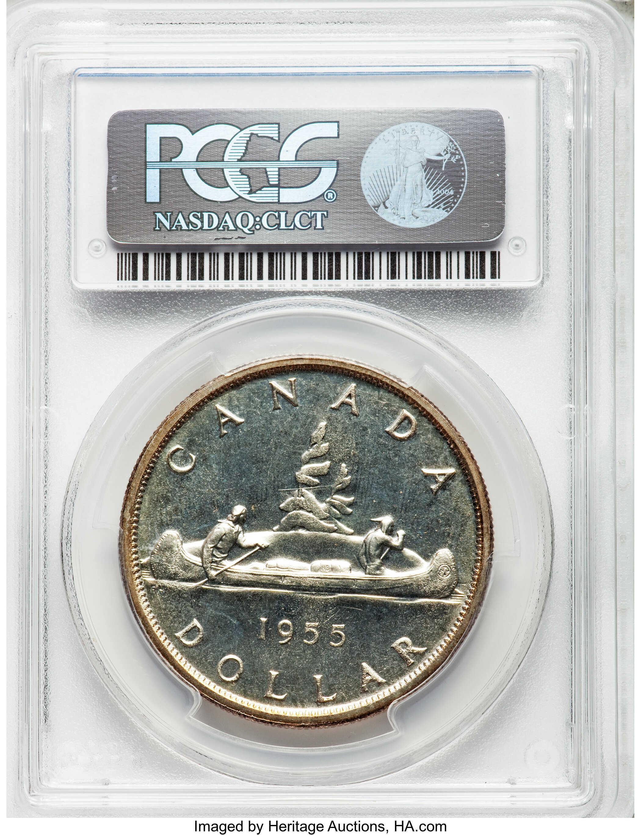 image for: Elizabeth II Prooflike Dollar 1955 PL66 PCGS