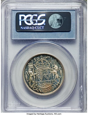 image for: Elizabeth II Prooflike 50 Cents 1953 PL64 PCGS