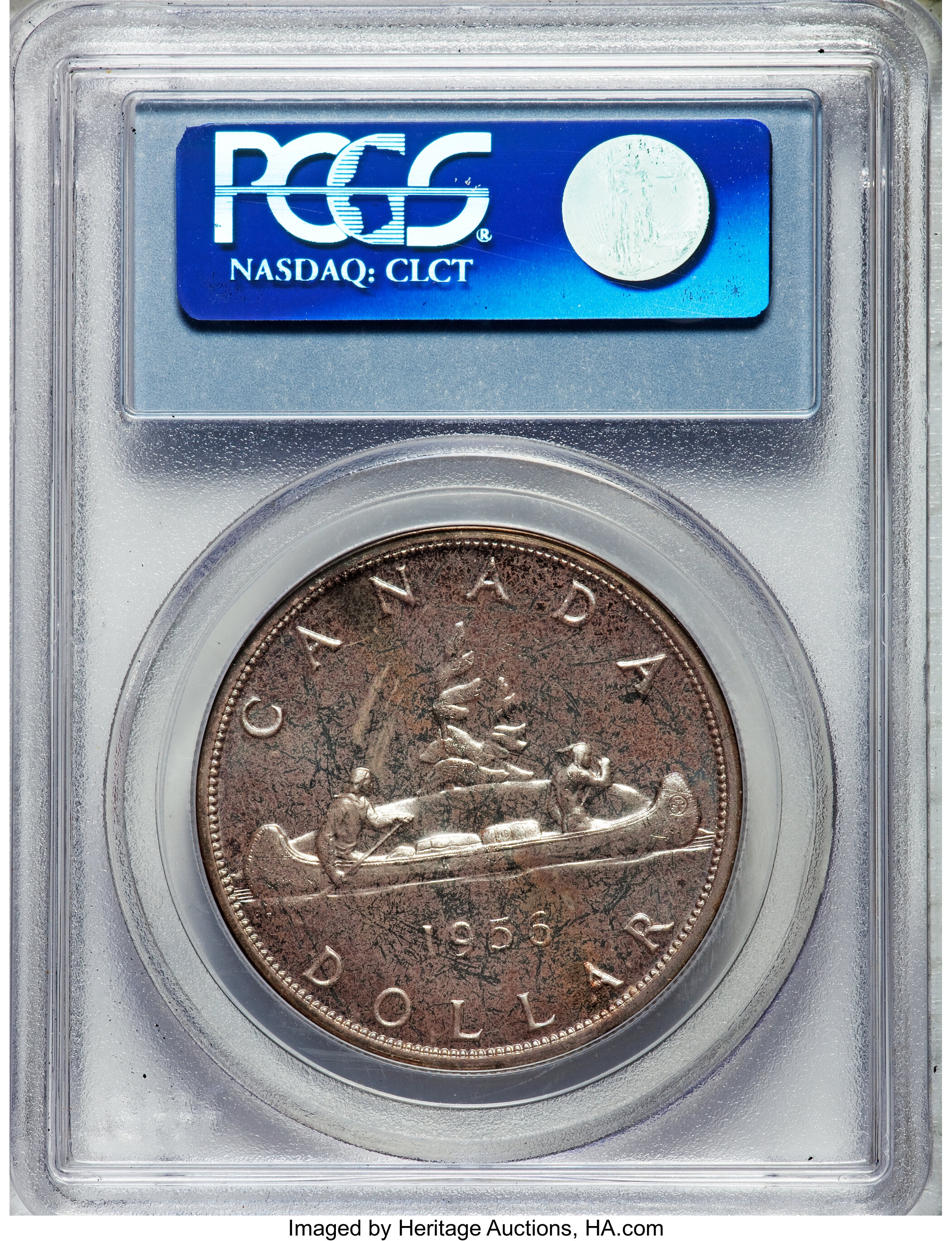 image for: Elizabeth II Prooflike Dollar 1956 PL67 PCGS