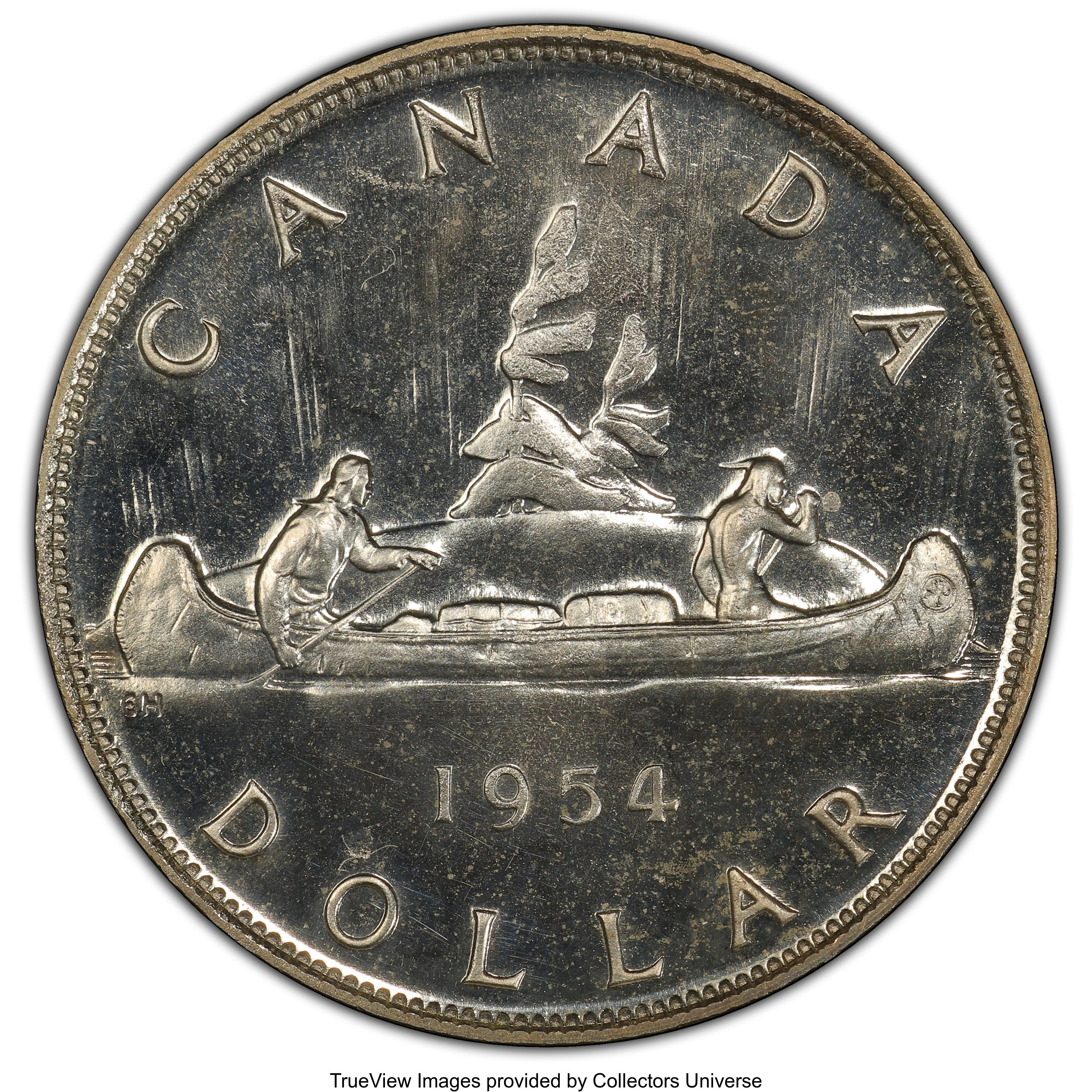 image for: Elizabeth II Prooflike Dollar 1954 PL66 PCGS