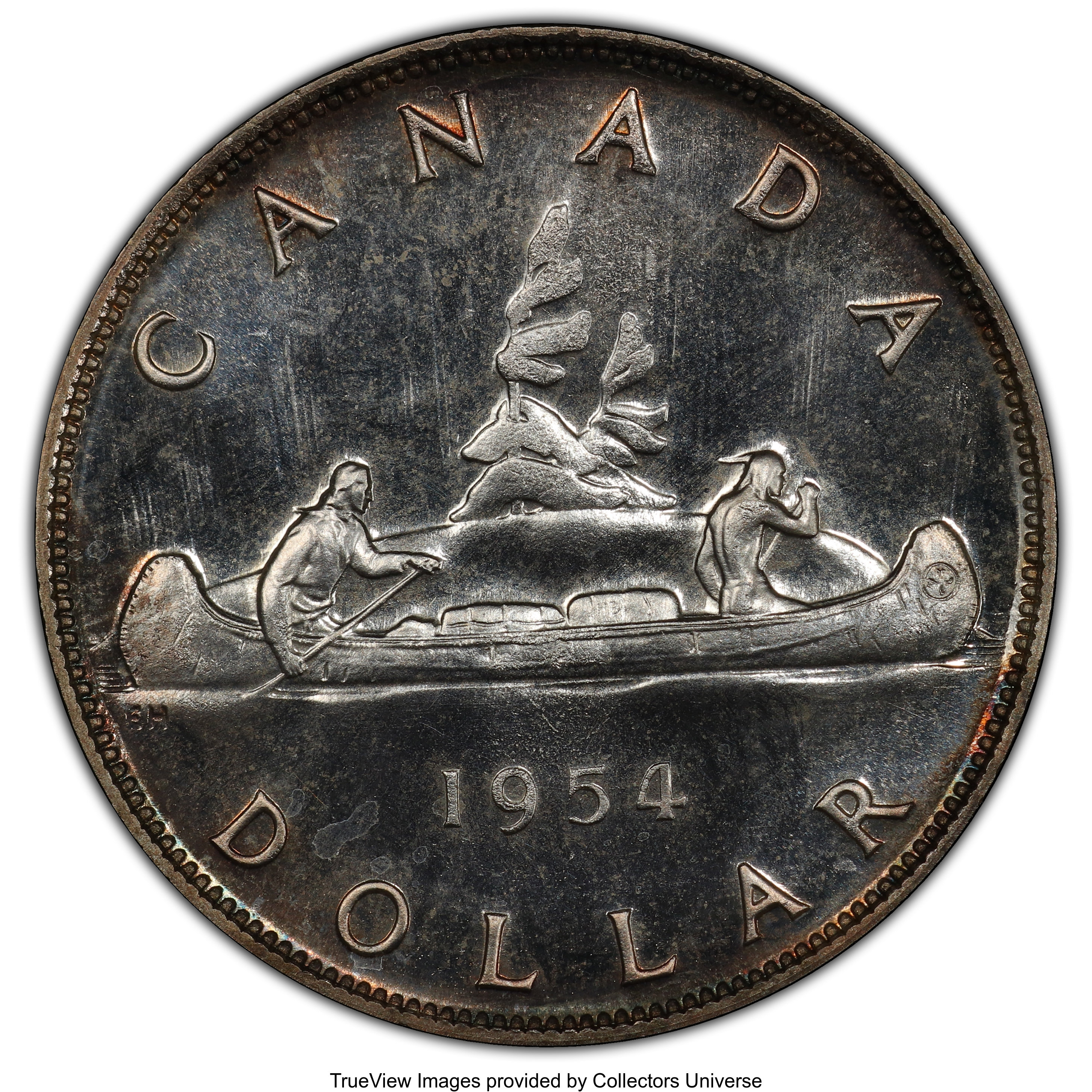 image for: Elizabeth II Prooflike Dollar 1954 PL65 PCGS