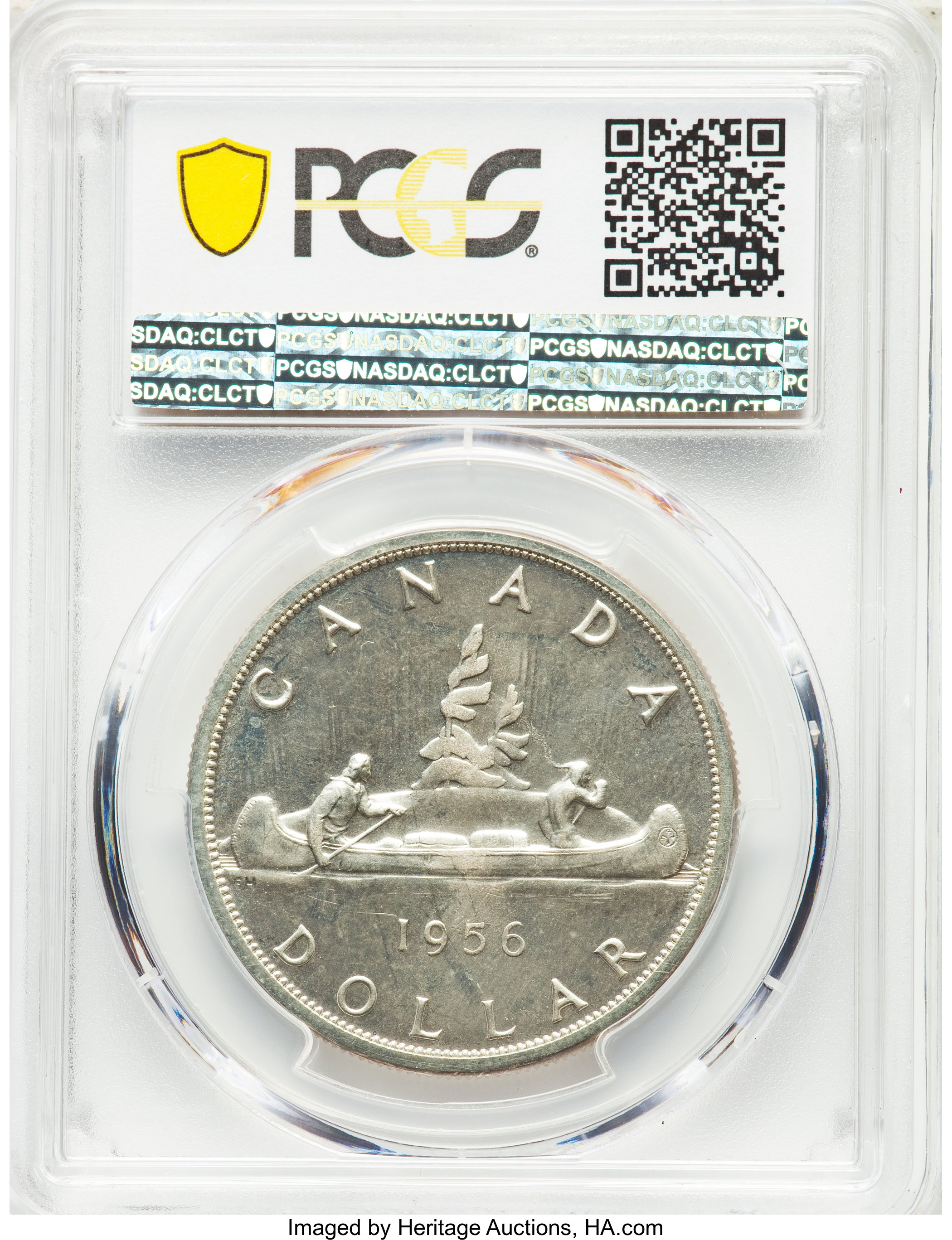 image for: Elizabeth II Prooflike Dollar 1956 PL66 PCGS