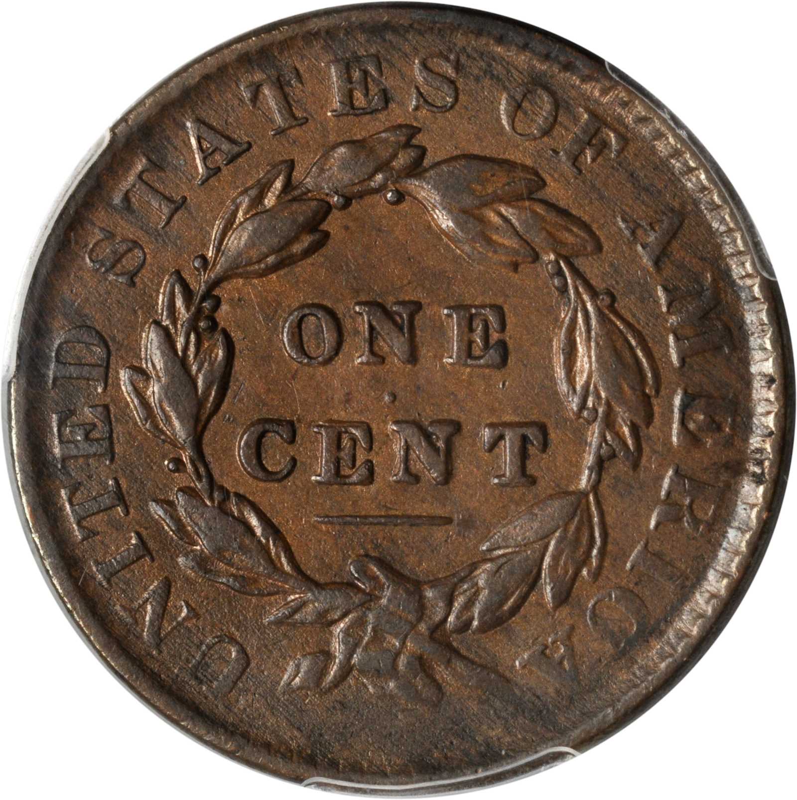 image for: 1834 Matron Head Cent. N-5. Rarity-4+. Large 8 and Stars, Medium Letters. EF-40 (PCGS).