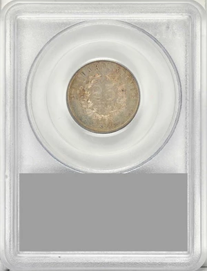 image for: 1870 Pattern Quarter Dollar. Judd-906, Pollock-994. Rarity-7-. Silver. Reeded Edge. Proof-64 (PCGS).