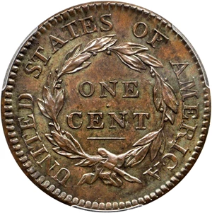image for: 1816 Matron Head Cent. N-7. Rarity-3. Noyes Die State A/A. Unc Details--Cleaning (PCGS).