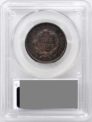 image for: 1817 Matron Head Cent. N-2. Rarity-3. 13 Stars. Noyes Die State A/C. AU-55 (PCGS).
