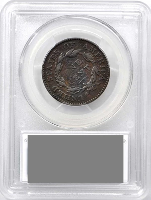 image for: 1818 Matron Head Cent. N-4. Rarity-4. Noyes Die State B/A. Fine-12 (PCGS).