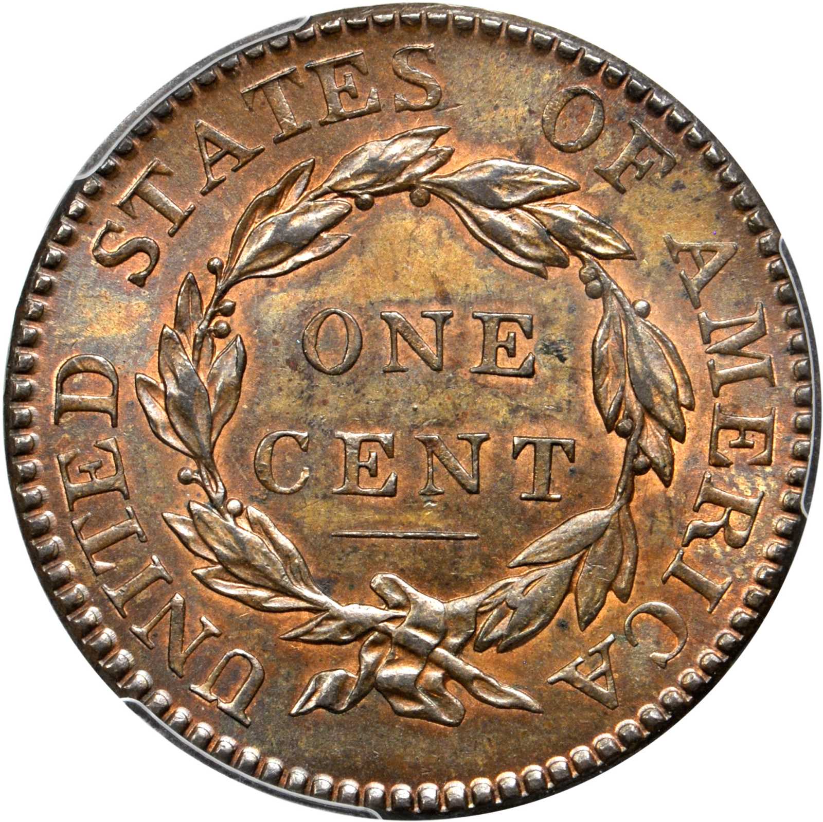 image for: 1818 Matron Head Cent. N-9. Rarity-3. Noyes Die State A/A. MS-64 BN (PCGS). CAC.