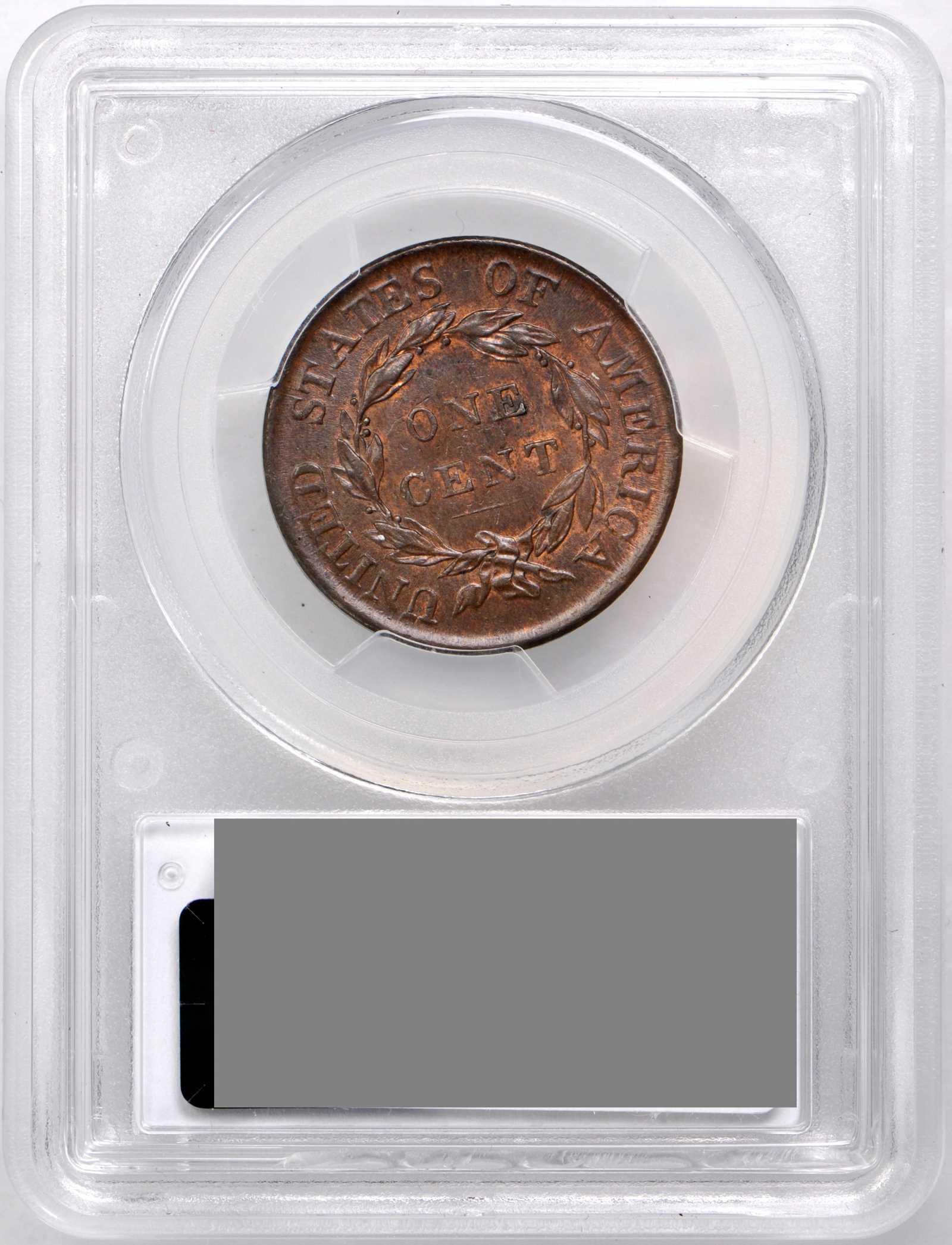 image for: 1818 Matron Head Cent. N-10. Rarity-1. Noyes Die State C/B. MS-63+ RB (PCGS). CAC.