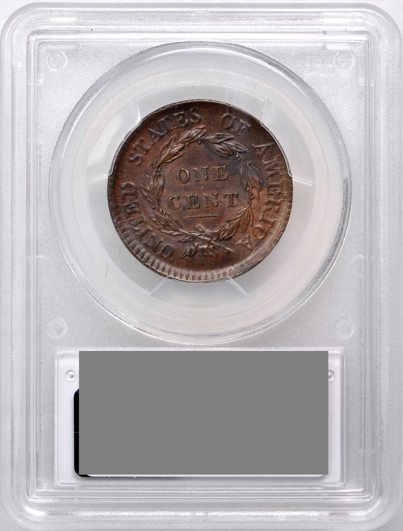 image for: 1817 Matron Head Cent. N-9. Rarity-2. 13 Stars. Mouse. Noyes Die State C/C. MS-64 BN (PCGS). CAC.