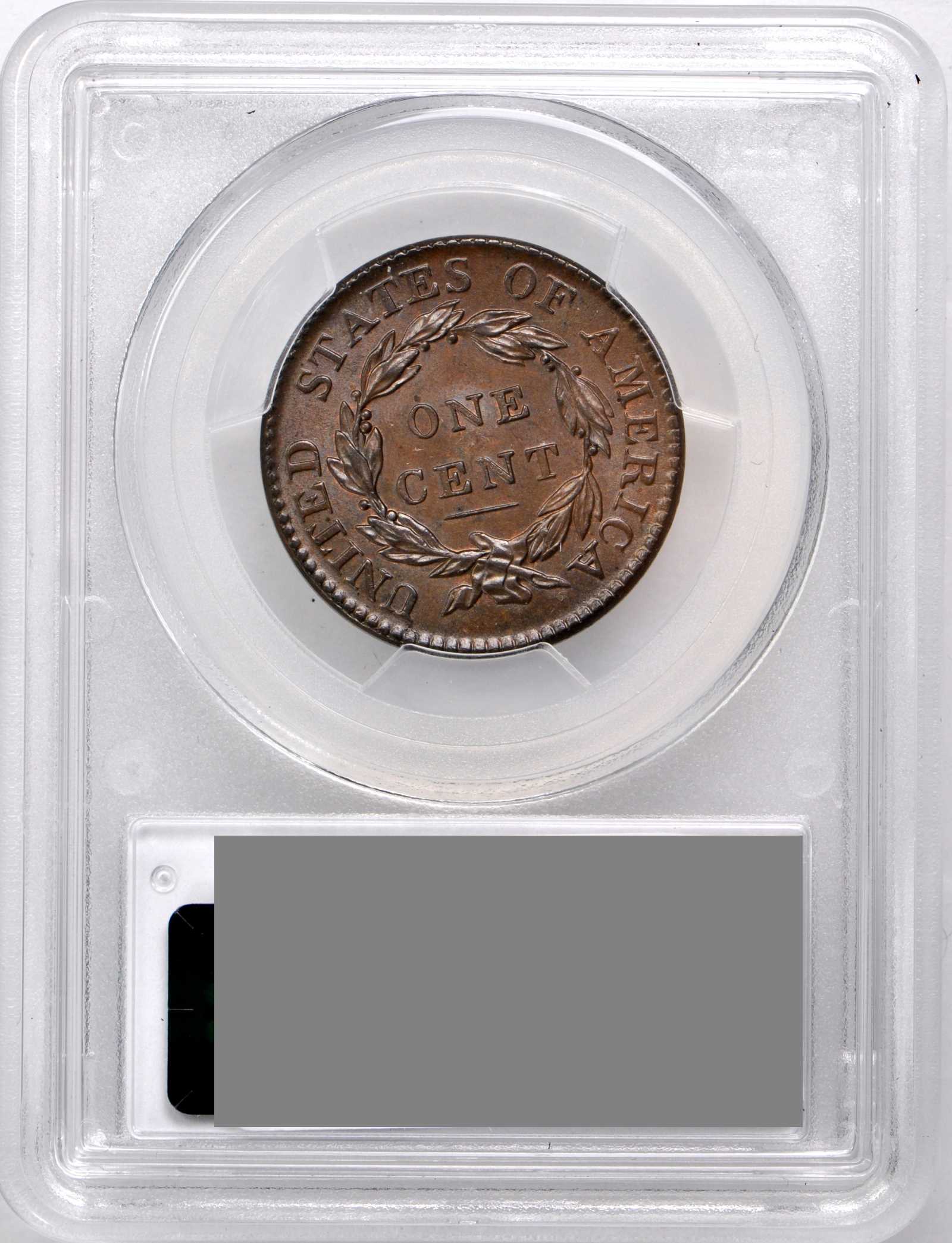 image for: 1819/8 Matron Head Cent. N-1. Rarity-1. Noyes Die State B/B. MS-63 BN (PCGS). CAC.