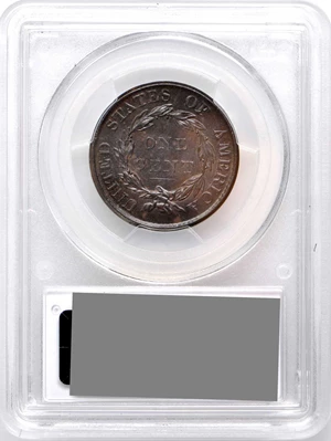 image for: 1819 Matron Head Cent. N-8. Rarity-1. Noyes Die State B/B. MS-63 BN (PCGS). CAC.