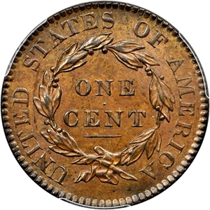 image for: 1820/19 Matron Head Cent. N-1. Rarity-1. Noyes Die State A/A. MS-64 BN (PCGS). CAC.