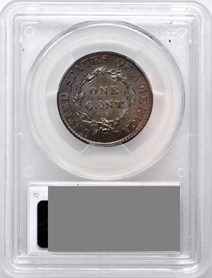image for: 1822 Matron Head Cent. N-1. Rarity-3. Noyes Die State A/C. MS-64 BN (PCGS). CAC.