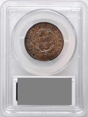 image for: 1822 Matron Head Cent. N-3. Rarity-2. Noyes Die State A/B. AU-55 (PCGS). CAC.
