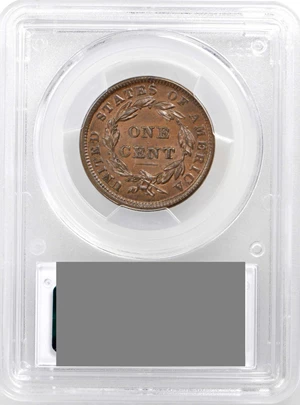 image for: 1839 Modified Matron Head Cent. N-2. Rarity-2. Head of 1838. Noyes Die State A/A. MS-64 BN (PCGS). CAC.