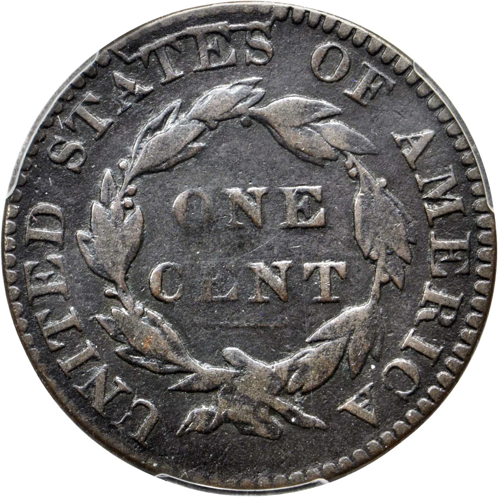 image for: 1822 Matron Head Cent. N-9. Rarity-5-. Noyes Die State B/F. Fine Details--Environmental Damage (PCGS).