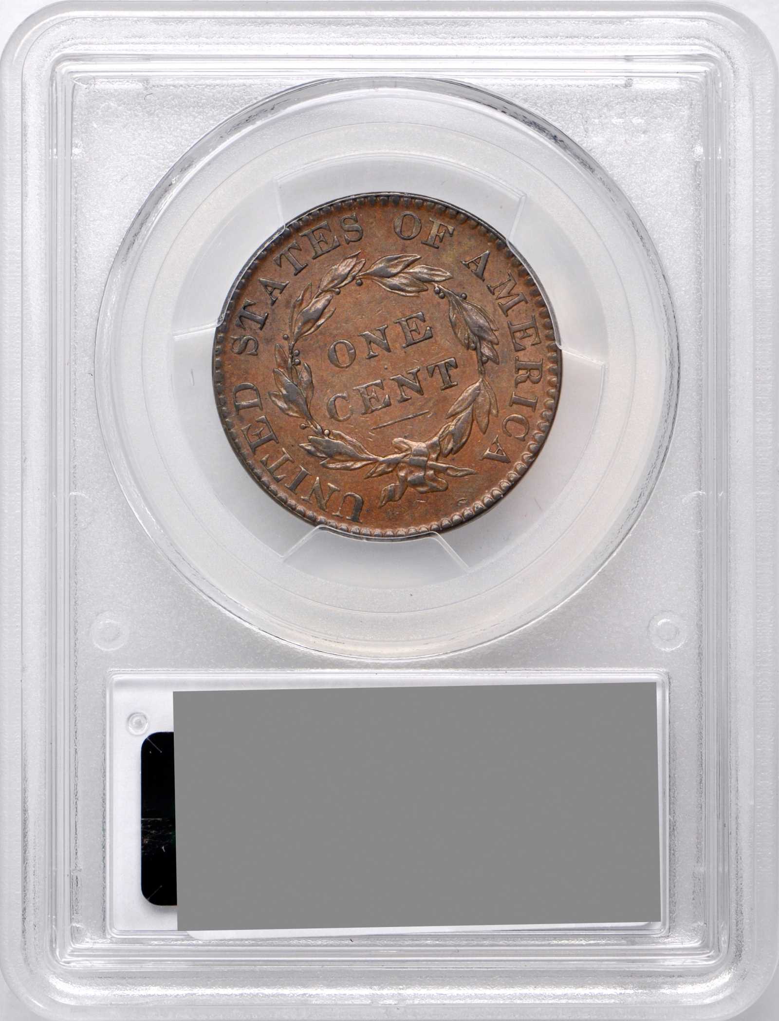 image for: 1822 Matron Head Cent. N-13. Rarity-5. Noyes Die State C/B. AU-55 (PCGS). CAC.