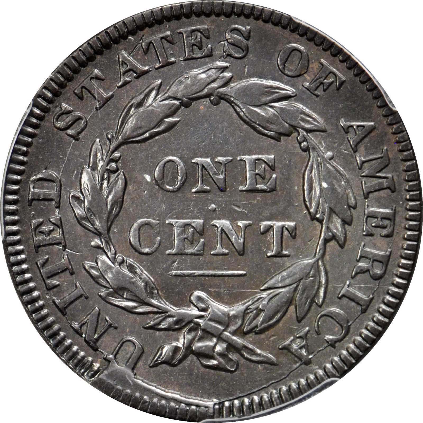 image for: 1835 Matron Head Cent. N-11. Rarity-4+. Small 8, Small Stars. Noyes Die State D/E. EF-40 (PCGS).