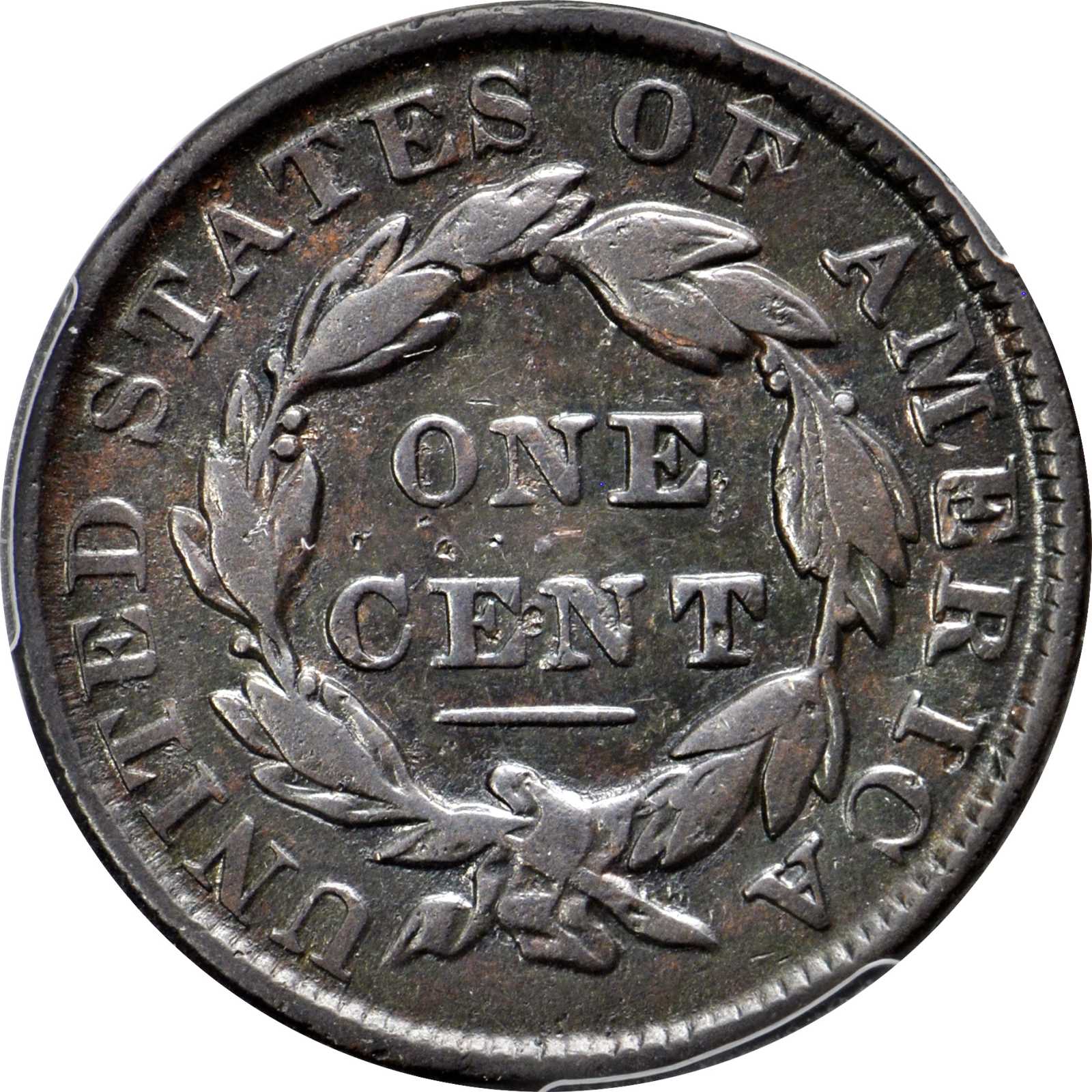 image for: 1835 Matron Head Cent. N-13. Rarity-3. Small 8, Small Stars. Noyes Die State E/D. Fine Details--Environmental Damage (PCGS).