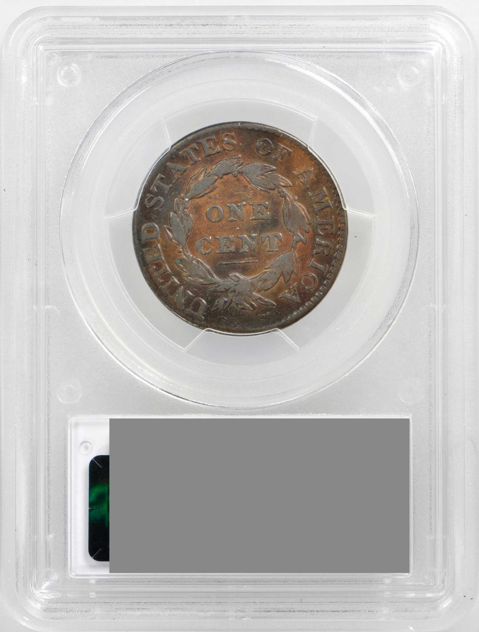 image for: 1825 Matron Head Cent. N-1. Rarity-4. Noyes Die State D/A. VF-20 (PCGS).