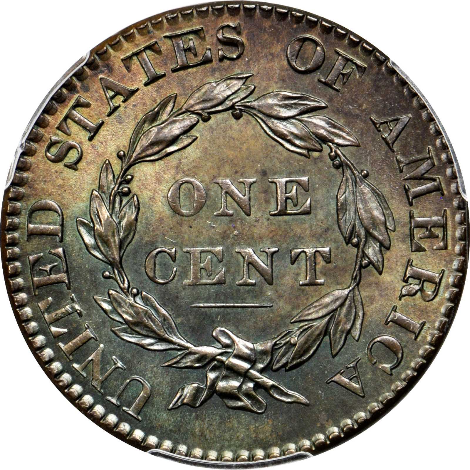 image for: 1825 Matron Head Cent. N-8. Rarity-3. Noyes Die State A/A. MS-64 BN (PCGS). CAC.