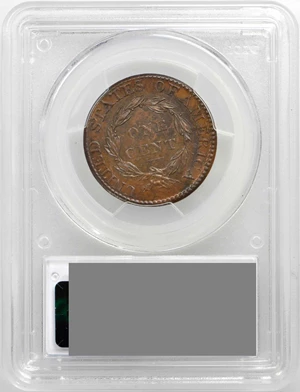 image for: 1825 Matron Head Cent. N-10. Rarity-3. Noyes Die State C/A. MS-62 BN (PCGS).