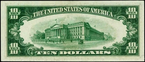 image for: Fr. 2009-K. 1934D $10 Federal Reserve Note. Dallas. PCGS Gem New 65 PPQ.