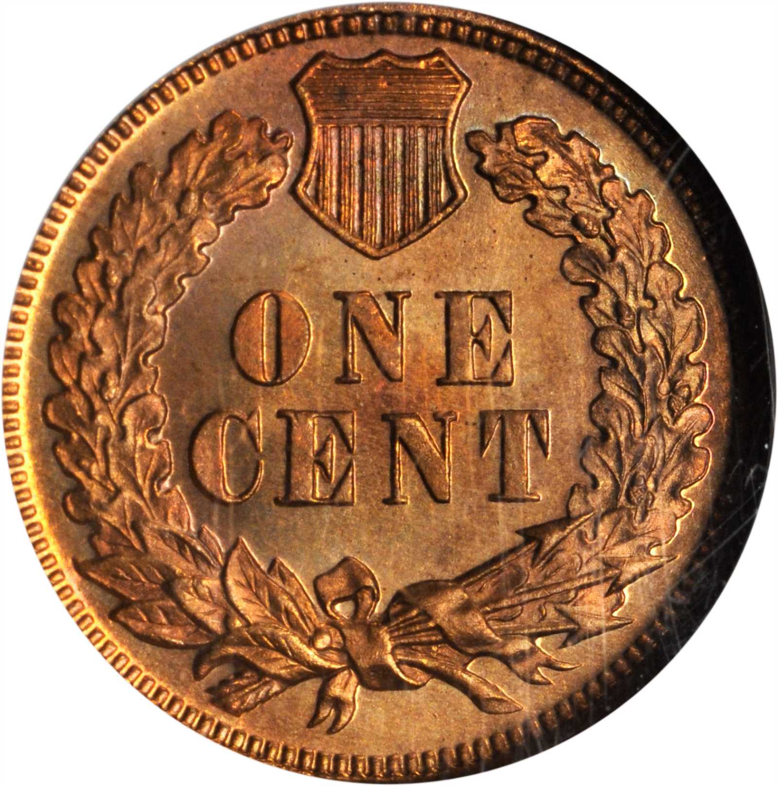 image for: 1879 Indian Cent. Proof-65 RD Cameo (NGC). Eagle Eye Photo Seal.