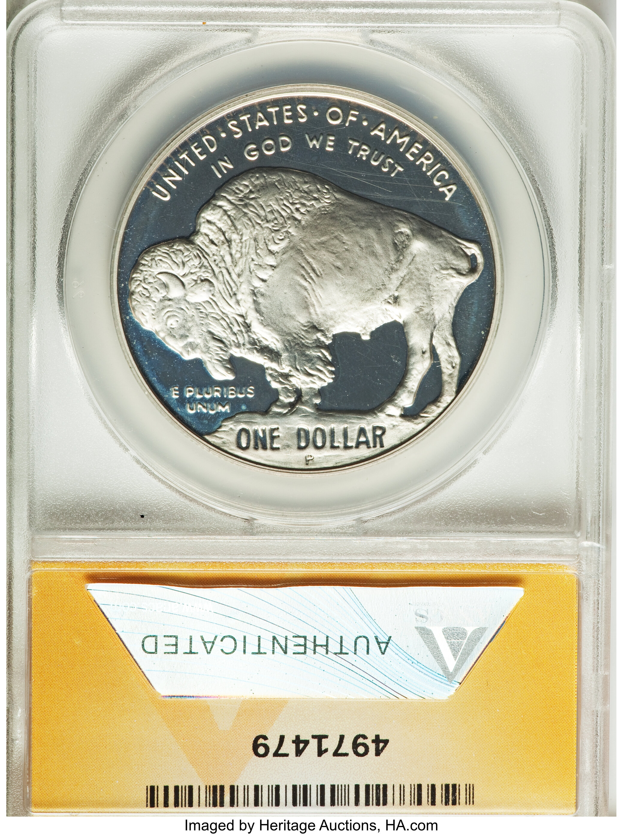 2001-P S$1 American Buffalo PR DCAM PR66 DCAM thumbnail 2