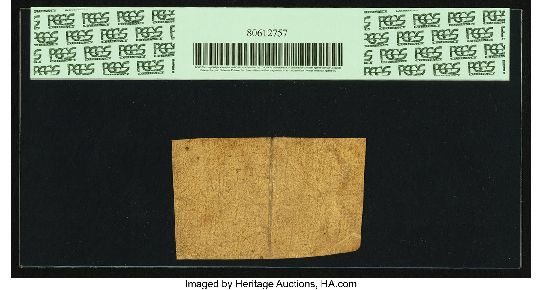 image for: Massachusetts June 18, 1776 1s 3d PCGS Apparent Fine 15....