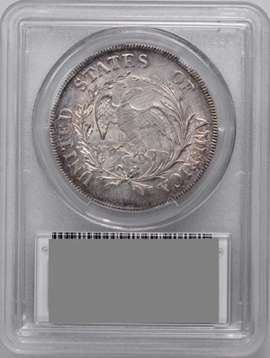 image for: 1797 Draped Bust Silver Dollar. BB-71, B-3. Rarity-3. Stars 10x6. MS-64 (PCGS). Secure Holder.