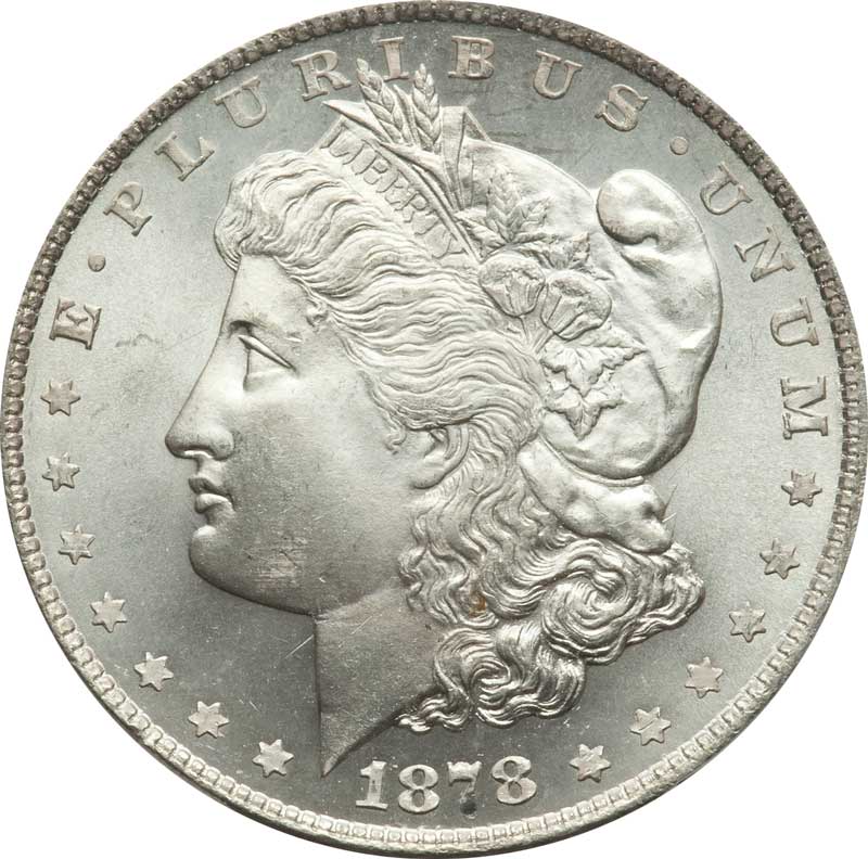 1878 8TF $1  Alligator Eye, VAM-14.1A  MS