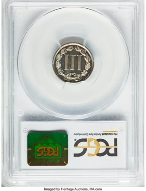 image for: 1878 3CN PR67 Deep Cameo PCGS. CAC....