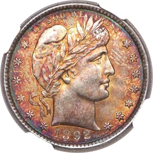 image for: 1892 25C MS68 ★ NGC....