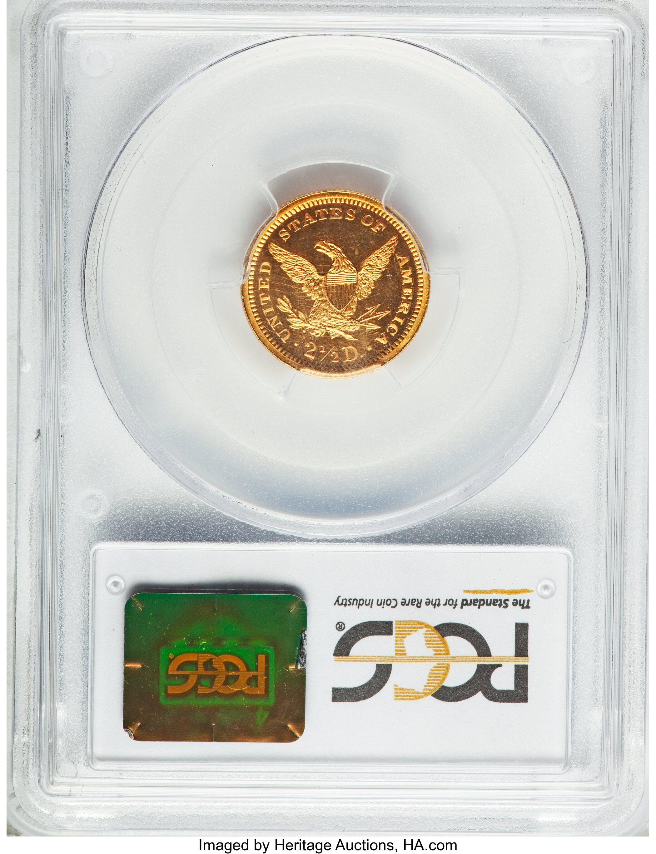 image for: 1880 $2 1/2 PR65 Deep Cameo PCGS. CAC....