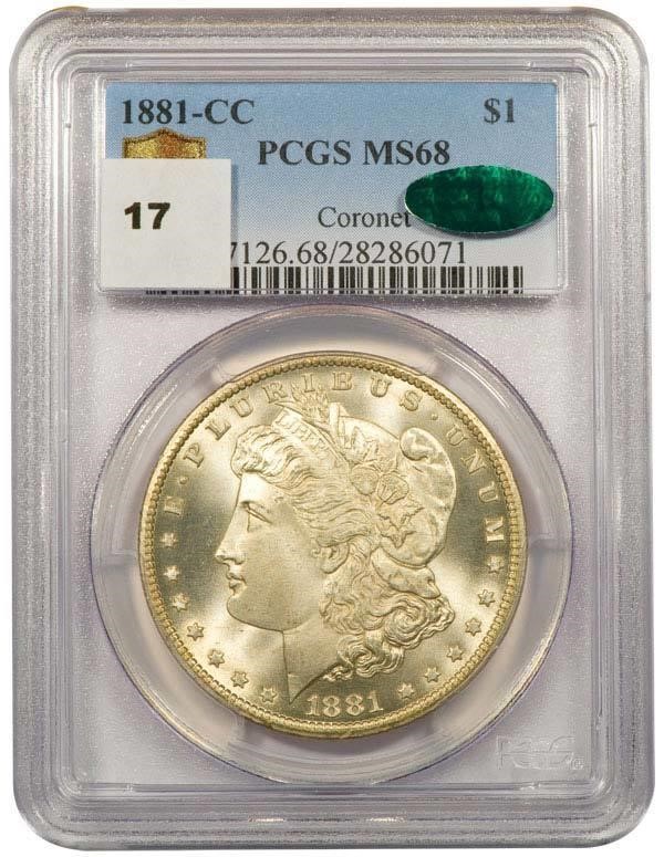 1881 CC Morgan Dollar Coin Pricing Guide | The Greysheet